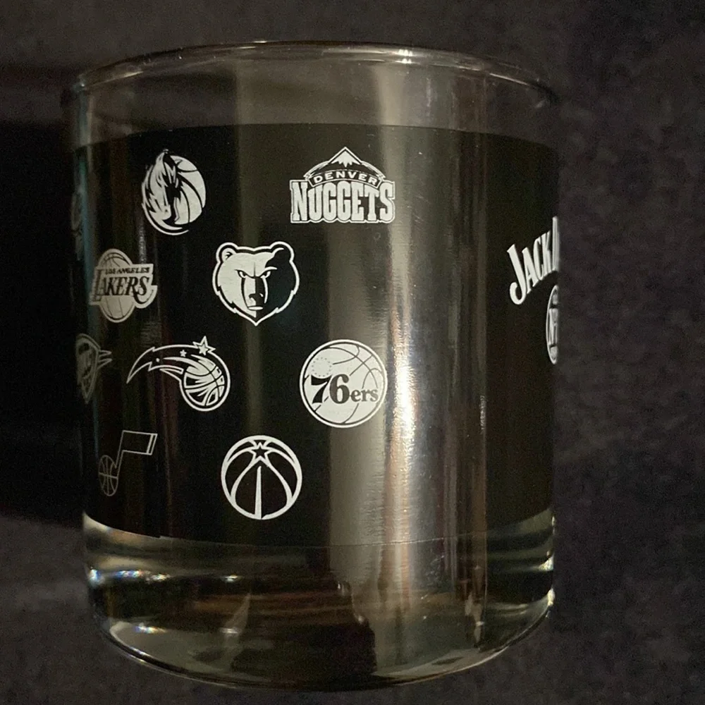 Two Jack Daniels Old No 7 NBA Highball Official